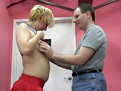 Raven is nailed by nerdy teacher for additional credit in math class