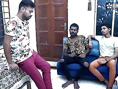 Desi Dirty Big Boobs Milf Sucharita Enjoys Group Orgy With Her Three Friends ( Hindi Audio )