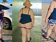 Your favorite big booty milf enjoying a day at the beach