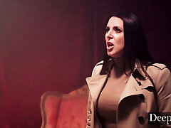 Deeper. Angela White Leads Reverse Group Sex in a Warehouse