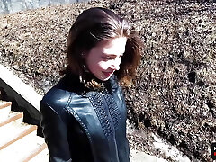 Highly Risky Teenager Games Blowjob in a Public Place and Flashing Tits Highly Risky Teenager Games Blowjob in a Public Place and Flashing Tits