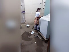 I find my daughter-in-law home alone washing her panties, perverted stepfather