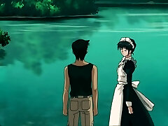 Super-cute Anime Girl is Drizzling and got Creampied in Uncensored Hentai.