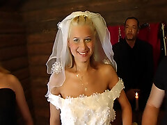 Gangbang with humungous busty bride Part 1
