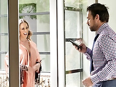 Passionate fucking with cool neighbor Cherie Deville. HD
