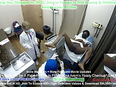 Rina Arem Gets Gyno Exam From Nurse Stacy Shepard & Doc Tampa During Rina's Yearly GirlsGoneGyno Corporal Examination