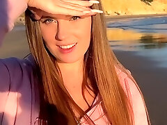 Pretty Chubby Bombshell Picked Up At the Beach Agrees To Please a Stranger With Hot BJ And Poke For Money