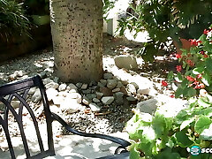 Ebony Babe Nia Nacci Squeezes Her Flawless Tits and Rubs Her