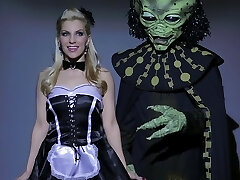 Ashley Fires wearing super-steamy lingerie gets fucked by her coworker