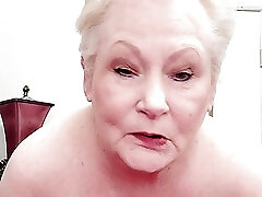 Watch Granny Shave Her Fat Vag
