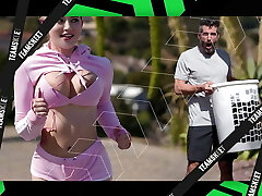 Curvaceous And Busty Ebony Milf Bounces Her Booty On White Cock