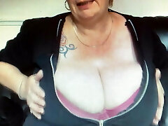 Giant saggy boobed mature