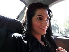 Picking up a horny ts bi-atch Camila Ramirez in the taxi Picking up a horny ts bi-atch Camila Ramirez in the taxi