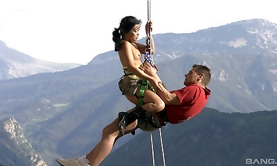 Damsel Mai is a fan of extreme sports and extremly good fuck outside