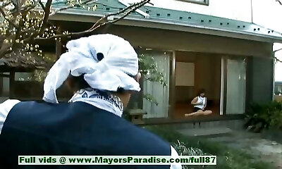 Nao Ayukawa innocent cute chinese woman is masturbating