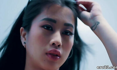 Surfer guy fucks an asian hotty