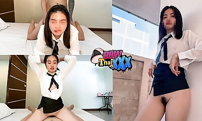 Young honey asian fucked in office suit (Full & Uncen in Fansly BbwThaixxx)