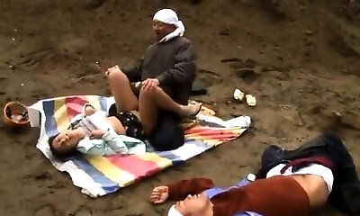 Outdoor Blowjob with Exhibitionist Duo Goes Hardcore