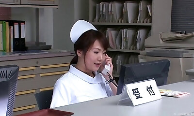 Nurses at the doctors office have sapphic sex after work