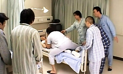 Creampied asian nurse