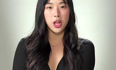 Korean teen Elle Lee masturbates and reaches orgasm solo video