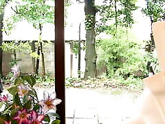 JAPANESE HOT GIRL SWALLOWS MASSIVE CUM AFTER A HOT bubble ass dildo riding BANG