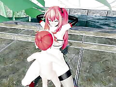 MMD R18 Cynical Night Plan - slut&039;s lover - Red jav skiny shemale nipples Color Edit Smixix