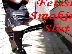 Fetish smoking slut