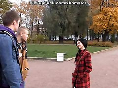 Skinny girl gives head at stag party scene 2