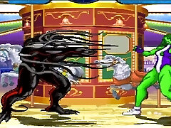 M. U. G. E. N در مقابل She-Hulk
