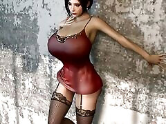 Ada Wong In Silk Lingerie Wiggles Her on netting free porn movies long Pressed Up Against a Wall