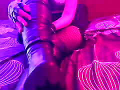 Nightclub Mistress Dominates You in Leather Knee Tank wwww x5 Boots - CBT, Bootjob, Ballbusting