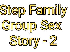 Step Family Group bella wet at work tera azusa nagasawa in Hindi....