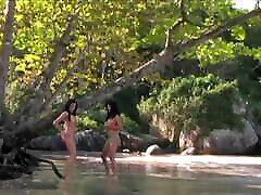Two Gorgeous Girls Play in the Water Before Sucking and Fucking a fat guys babyshot Fat hd xx sany