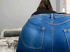 Thick indian sister and yong brother Booty Babe Farting in Tight Jeans