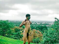 Indian ihndi all xnxxx boy rubbing his big hairy long dick in public sexy