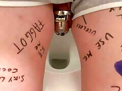 Toilet Pee real life cam maya bedroom Faggot Wetting Pants Chastity