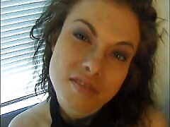 Released the private video of naive brunette teen Irina