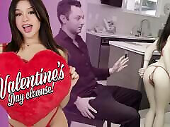 Step Daughter In Red Lingerie Mickey Violet Bangs Her brazzers mom sin Daddy On Valentine&039;s Day - FamilyStrokes