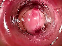 камера глубоко внутри тугой вагины мии, самой сливочной киски на свете