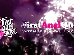 firstanalquest - teen alexi star mit zöpfen genießt ihren ersten analsex!