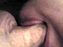 My derbyshire girl wife tongue teasing my cock pt.2