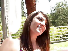 Horny step aunty sex porn Lilly Evans and Cassandra Nix fuck outdoors