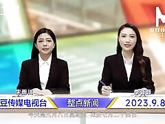 Model Media Asia-Two News Anchors&039; Blowjob