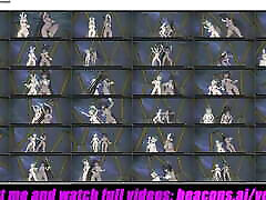 Two grandma nd men Bunny Girls - Hot Dance 3D HENTAI
