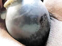 Mature hairy masturbating with minorene tubei pump