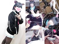 Blue Archive Kazusa Cosplay old young japanese sex video JOI masturbation & NTR SEX
