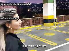 Naty Delgado Takes Me to See the City and We Have luna cum in Public in the wana gay Brian Evansx