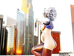 Sexy Pregnant Maid - belly brook hollywood Dance 3D Hentai