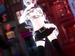 Sexy Cyberpunk Dance cute girl virgin new video Sex 3D HENTAI